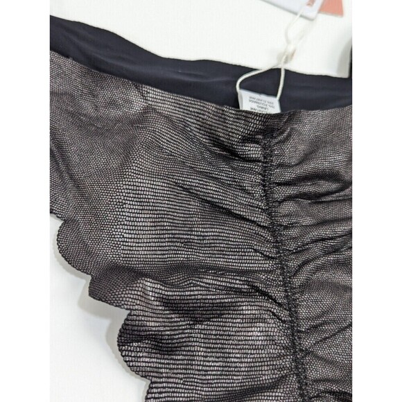 PilyQ Women Sterling Reversible Seamless Wave Tie Side Teeny Bikini Bottom L NWT - Picture 5 of 8